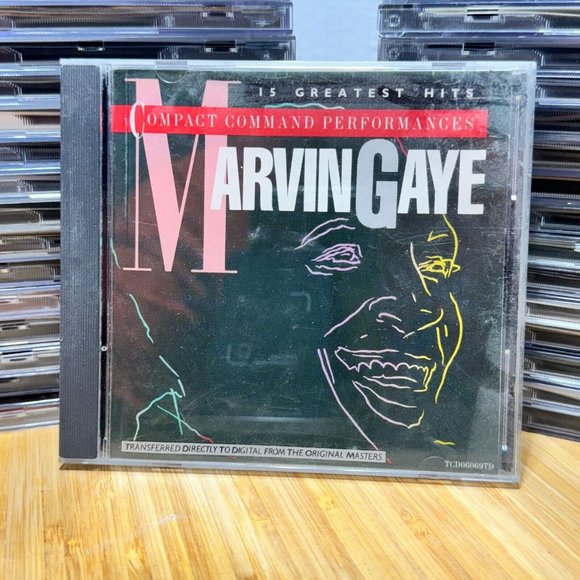 🎵 MARVIN GAYE Compact Command Performances US CD Greatest Hits BMG Music Club - Picture 1 of 2